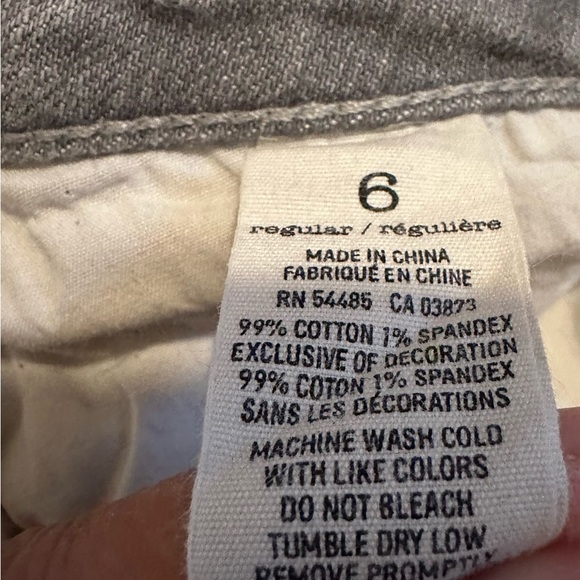 American Eagle Outfitters Women's Light Gray Skinny Jeans - Picture 9 of 9